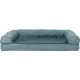 Furhaven Pet Quilted Cooling Gel Top Sofa Pet Bed, Large, Silver Gray Furhaven Pet Quilted Cooling Gel Top Sofa Pet Bed, Large, Silver Gray