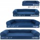 Furhaven Pet Quilted Cooling Gel Top Sofa Pet Bed, Large, Silver Gray Furhaven Pet Quilted Cooling Gel Top Sofa Pet Bed, Large, Silver Gray