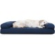 Furhaven Pet Quilted Cooling Gel Top Sofa Pet Bed, Large, Silver Gray Furhaven Pet Quilted Cooling Gel Top Sofa Pet Bed, Large, Silver Gray