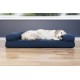 Furhaven Pet Quilted Cooling Gel Top Sofa Pet Bed, Large, Silver Gray Furhaven Pet Quilted Cooling Gel Top Sofa Pet Bed, Large, Silver Gray