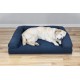 Furhaven Pet Quilted Cooling Gel Top Sofa Pet Bed, Large, Silver Gray Furhaven Pet Quilted Cooling Gel Top Sofa Pet Bed, Large, Silver Gray