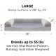 Furhaven Pet Quilted Cooling Gel Top Sofa Pet Bed, Large, Silver Gray Furhaven Pet Quilted Cooling Gel Top Sofa Pet Bed, Large, Silver Gray