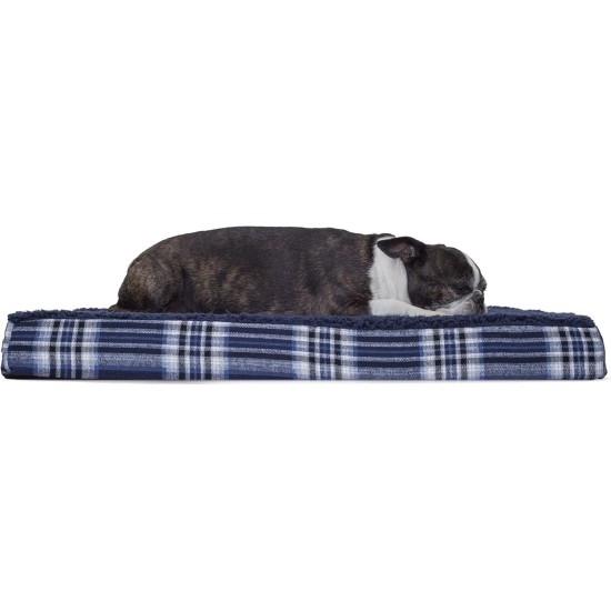 Furhaven Pet Ultra Plush Deluxe Egg-Crate Orthopedic Mat Dog Bed with Water-Resistant Base, Medium, Chocolate Furhaven Pet Ultra Plush Deluxe Egg-Crate Orthopedic Mat Dog Bed with Water-Resistant Base, Medium, Chocolate