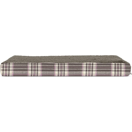 Furhaven Pet Ultra Plush Deluxe Egg-Crate Orthopedic Mat Dog Bed with Water-Resistant Base, Medium, Chocolate Furhaven Pet Ultra Plush Deluxe Egg-Crate Orthopedic Mat Dog Bed with Water-Resistant Base, Medium, Chocolate