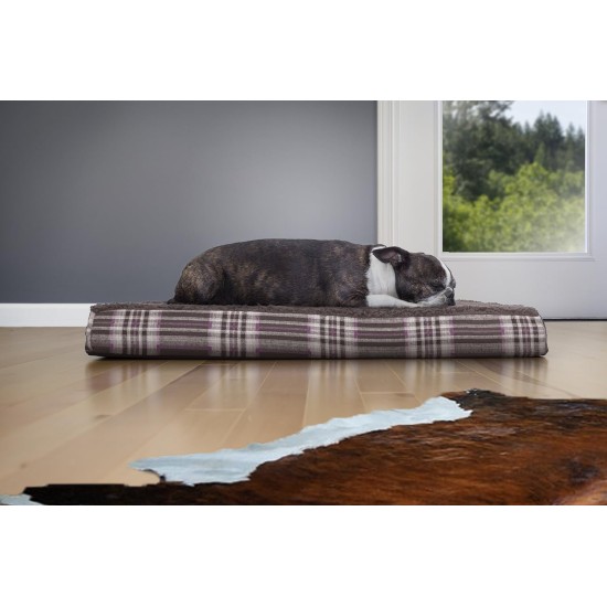 Furhaven Pet Ultra Plush Deluxe Egg-Crate Orthopedic Mat Dog Bed with Water-Resistant Base, Medium, Chocolate Furhaven Pet Ultra Plush Deluxe Egg-Crate Orthopedic Mat Dog Bed with Water-Resistant Base, Medium, Chocolate