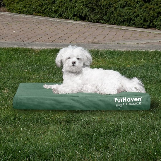 Furhaven Pet Ultra Plush Deluxe Egg-Crate Orthopedic Mat Dog Bed with Water-Resistant Base, Medium, Chocolate Furhaven Pet Ultra Plush Deluxe Egg-Crate Orthopedic Mat Dog Bed with Water-Resistant Base, Medium, Chocolate