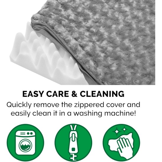 Furhaven Pet Ultra Plush Deluxe Egg-Crate Orthopedic Mat Dog Bed with Water-Resistant Base, Medium, Chocolate Furhaven Pet Ultra Plush Deluxe Egg-Crate Orthopedic Mat Dog Bed with Water-Resistant Base, Medium, Chocolate