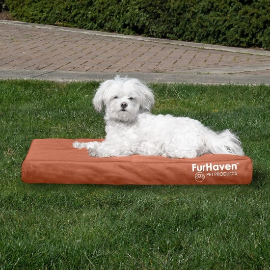 Furhaven Pet Ultra Plush Deluxe Egg-Crate Orthopedic Mat Dog Bed with Water-Resistant Base, Medium, Chocolate Furhaven Pet Ultra Plush Deluxe Egg-Crate Orthopedic Mat Dog Bed with Water-Resistant Base, Medium, Chocolate