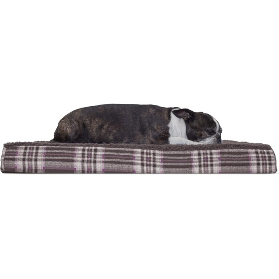 Furhaven Pet Ultra Plush Deluxe Egg-Crate Orthopedic Mat Dog Bed with Water-Resistant Base, Medium, Chocolate Furhaven Pet Ultra Plush Deluxe Egg-Crate Orthopedic Mat Dog Bed with Water-Resistant Base, Medium, Chocolate