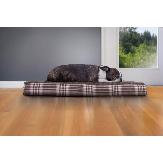 Furhaven Pet Ultra Plush Deluxe Egg-Crate Orthopedic Mat Dog Bed with Water-Resistant Base, Medium, Chocolate Furhaven Pet Ultra Plush Deluxe Egg-Crate Orthopedic Mat Dog Bed with Water-Resistant Base, Medium, Chocolate