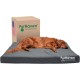 Furhaven Pet Ultra Plush Deluxe Egg-Crate Orthopedic Mat Dog Bed with Water-Resistant Base, Medium, Chocolate Furhaven Pet Ultra Plush Deluxe Egg-Crate Orthopedic Mat Dog Bed with Water-Resistant Base, Medium, Chocolate