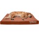 Furhaven Pet Ultra Plush Deluxe Egg-Crate Orthopedic Mat Dog Bed with Water-Resistant Base, Medium, Chocolate Furhaven Pet Ultra Plush Deluxe Egg-Crate Orthopedic Mat Dog Bed with Water-Resistant Base, Medium, Chocolate