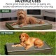 Furhaven Pet Ultra Plush Deluxe Egg-Crate Orthopedic Mat Dog Bed with Water-Resistant Base, Medium, Chocolate Furhaven Pet Ultra Plush Deluxe Egg-Crate Orthopedic Mat Dog Bed with Water-Resistant Base, Medium, Chocolate