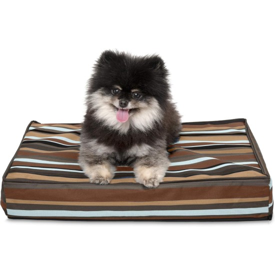 Furhaven Pet Ultra Plush Deluxe Egg-Crate Orthopedic Mat Dog Bed with Water-Resistant Base, Medium, Chocolate Furhaven Pet Ultra Plush Deluxe Egg-Crate Orthopedic Mat Dog Bed with Water-Resistant Base, Medium, Chocolate