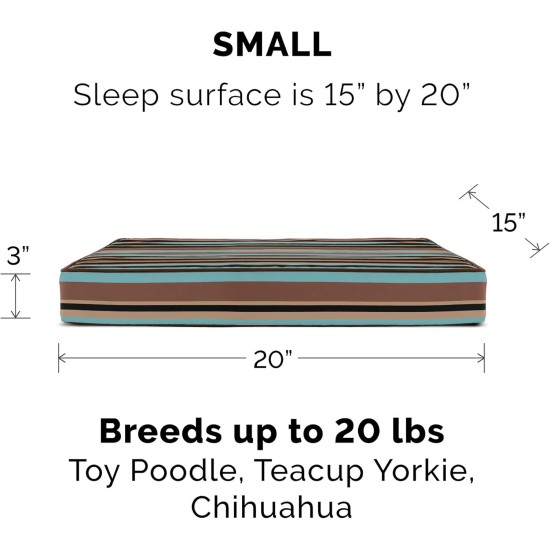 Furhaven Pet Ultra Plush Deluxe Egg-Crate Orthopedic Mat Dog Bed with Water-Resistant Base, Medium, Chocolate Furhaven Pet Ultra Plush Deluxe Egg-Crate Orthopedic Mat Dog Bed with Water-Resistant Base, Medium, Chocolate