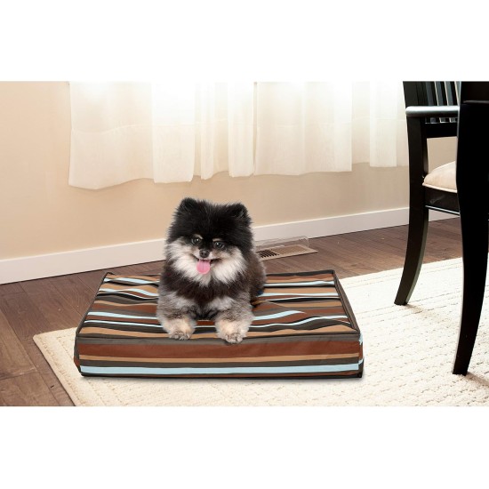 Furhaven Pet Ultra Plush Deluxe Egg-Crate Orthopedic Mat Dog Bed with Water-Resistant Base, Medium, Chocolate Furhaven Pet Ultra Plush Deluxe Egg-Crate Orthopedic Mat Dog Bed with Water-Resistant Base, Medium, Chocolate