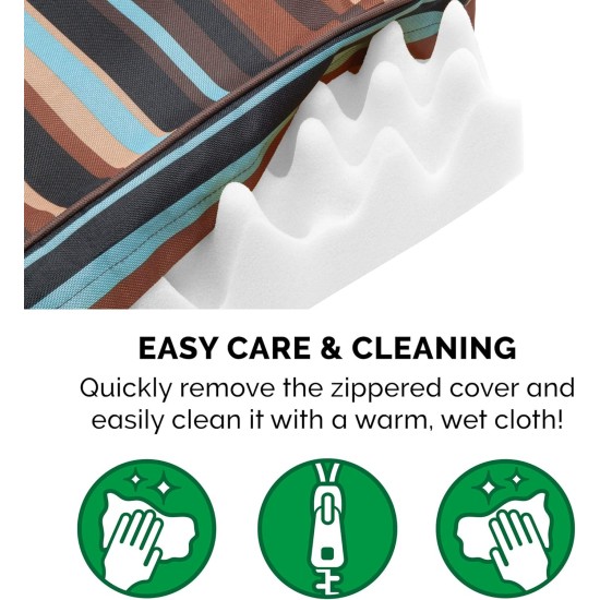 Furhaven Pet Ultra Plush Deluxe Egg-Crate Orthopedic Mat Dog Bed with Water-Resistant Base, Medium, Chocolate Furhaven Pet Ultra Plush Deluxe Egg-Crate Orthopedic Mat Dog Bed with Water-Resistant Base, Medium, Chocolate