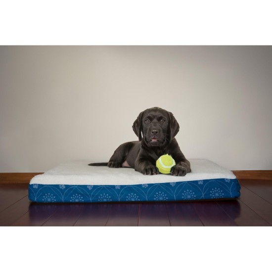 Furhaven Pet Ultra Plush Deluxe Egg-Crate Orthopedic Mat Dog Bed with Water-Resistant Base, Medium, Chocolate Furhaven Pet Ultra Plush Deluxe Egg-Crate Orthopedic Mat Dog Bed with Water-Resistant Base, Medium, Chocolate