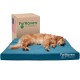 Furhaven Pet Ultra Plush Deluxe Egg-Crate Orthopedic Mat Dog Bed with Water-Resistant Base, Medium, Chocolate Furhaven Pet Ultra Plush Deluxe Egg-Crate Orthopedic Mat Dog Bed with Water-Resistant Base, Medium, Chocolate