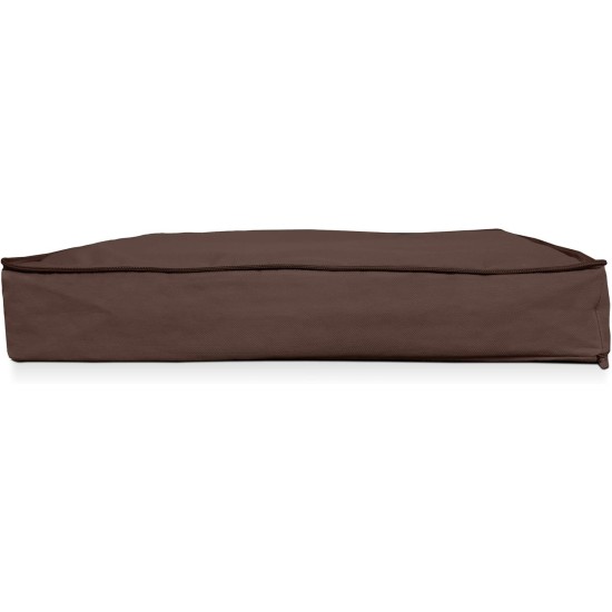 Furhaven Pet Ultra Plush Deluxe Egg-Crate Orthopedic Mat Dog Bed with Water-Resistant Base, Medium, Chocolate Furhaven Pet Ultra Plush Deluxe Egg-Crate Orthopedic Mat Dog Bed with Water-Resistant Base, Medium, Chocolate