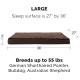 Furhaven Pet Ultra Plush Deluxe Egg-Crate Orthopedic Mat Dog Bed with Water-Resistant Base, Medium, Chocolate Furhaven Pet Ultra Plush Deluxe Egg-Crate Orthopedic Mat Dog Bed with Water-Resistant Base, Medium, Chocolate