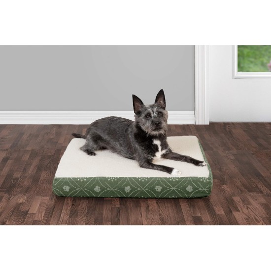 Furhaven Pet Ultra Plush Deluxe Egg-Crate Orthopedic Mat Dog Bed with Water-Resistant Base, Medium, Chocolate Furhaven Pet Ultra Plush Deluxe Egg-Crate Orthopedic Mat Dog Bed with Water-Resistant Base, Medium, Chocolate