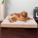 Furhaven Pet Ultra Plush Deluxe Egg-Crate Orthopedic Mat Dog Bed with Water-Resistant Base, Medium, Chocolate Furhaven Pet Ultra Plush Deluxe Egg-Crate Orthopedic Mat Dog Bed with Water-Resistant Base, Medium, Chocolate