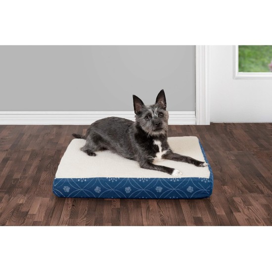 Furhaven Pet Ultra Plush Deluxe Egg-Crate Orthopedic Mat Dog Bed with Water-Resistant Base, Medium, Chocolate Furhaven Pet Ultra Plush Deluxe Egg-Crate Orthopedic Mat Dog Bed with Water-Resistant Base, Medium, Chocolate