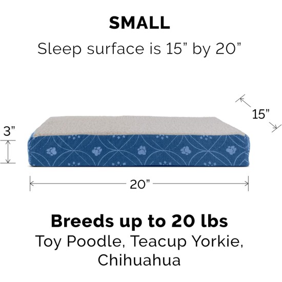 Furhaven Pet Ultra Plush Deluxe Egg-Crate Orthopedic Mat Dog Bed with Water-Resistant Base, Medium, Chocolate Furhaven Pet Ultra Plush Deluxe Egg-Crate Orthopedic Mat Dog Bed with Water-Resistant Base, Medium, Chocolate