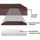 Furhaven Pet Ultra Plush Deluxe Egg-Crate Orthopedic Mat Dog Bed with Water-Resistant Base, Medium, Chocolate Furhaven Pet Ultra Plush Deluxe Egg-Crate Orthopedic Mat Dog Bed with Water-Resistant Base, Medium, Chocolate