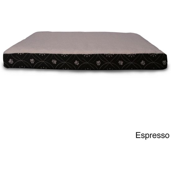 Furhaven Pet Ultra Plush Deluxe Egg-Crate Orthopedic Mat Dog Bed with Water-Resistant Base, Medium, Chocolate Furhaven Pet Ultra Plush Deluxe Egg-Crate Orthopedic Mat Dog Bed with Water-Resistant Base, Medium, Chocolate