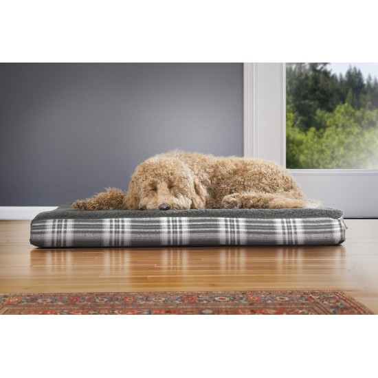 Furhaven Pet Ultra Plush Deluxe Egg-Crate Orthopedic Mat Dog Bed with Water-Resistant Base, Medium, Chocolate Furhaven Pet Ultra Plush Deluxe Egg-Crate Orthopedic Mat Dog Bed with Water-Resistant Base, Medium, Chocolate