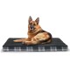 Furhaven Pet Ultra Plush Deluxe Egg-Crate Orthopedic Mat Dog Bed with Water-Resistant Base, Medium, Chocolate Furhaven Pet Ultra Plush Deluxe Egg-Crate Orthopedic Mat Dog Bed with Water-Resistant Base, Medium, Chocolate