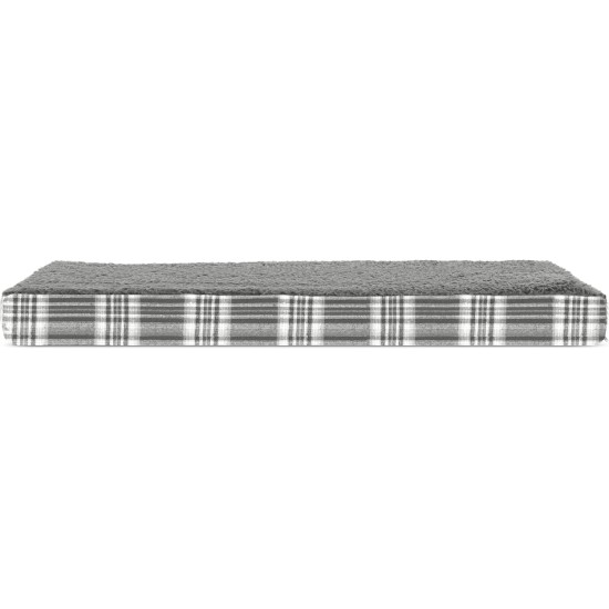 Furhaven Pet Ultra Plush Deluxe Egg-Crate Orthopedic Mat Dog Bed with Water-Resistant Base, Medium, Chocolate Furhaven Pet Ultra Plush Deluxe Egg-Crate Orthopedic Mat Dog Bed with Water-Resistant Base, Medium, Chocolate
