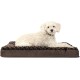 Furhaven Pet Ultra Plush Deluxe Egg-Crate Orthopedic Mat Dog Bed with Water-Resistant Base, Medium, Chocolate Furhaven Pet Ultra Plush Deluxe Egg-Crate Orthopedic Mat Dog Bed with Water-Resistant Base, Medium, Chocolate
