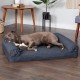 Furhaven Replacement Dog Bed Cover Plush Southwest Kilim Decor Sofa Style Machine Washable Boulder Grey Small Furhaven Replacement Dog Bed Cover Plush Southwest Kilim Decor Sofa Style Machine Washable Boulder Grey Small