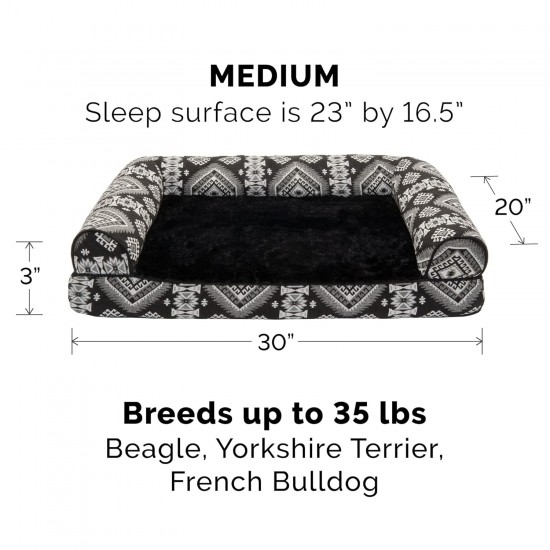 Furhaven Replacement Dog Bed Cover Plush Southwest Kilim Decor Sofa Style Machine Washable Boulder Grey Small Furhaven Replacement Dog Bed Cover Plush Southwest Kilim Decor Sofa Style Machine Washable Boulder Grey Small