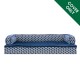 Furhaven Replacement Dog Bed Cover Plush Southwest Kilim Decor Sofa Style Machine Washable Boulder Grey Small