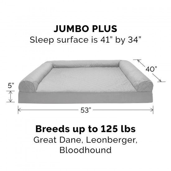 Furhaven Replacement Dog Bed Cover Plush Southwest Kilim Decor Sofa Style Machine Washable Boulder Grey Small Furhaven Replacement Dog Bed Cover Plush Southwest Kilim Decor Sofa Style Machine Washable Boulder Grey Small