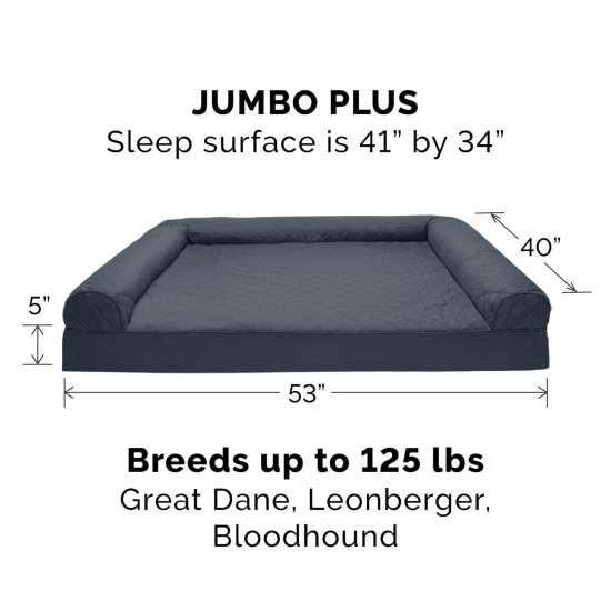 Furhaven Replacement Dog Bed Cover Plush Southwest Kilim Decor Sofa Style Machine Washable Boulder Grey Small Furhaven Replacement Dog Bed Cover Plush Southwest Kilim Decor Sofa Style Machine Washable Boulder Grey Small