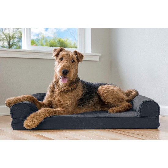 Furhaven Replacement Dog Bed Cover Plush Southwest Kilim Decor Sofa Style Machine Washable Boulder Grey Small Furhaven Replacement Dog Bed Cover Plush Southwest Kilim Decor Sofa Style Machine Washable Boulder Grey Small