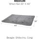 Furhaven Small Cat Bed Polycanvas Print Décor Foldable Pet Tent, Washable, Grey Terazzo, Small