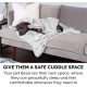Furhaven Small Cat Bed Polycanvas Print Décor Foldable Pet Tent, Washable, Grey Terazzo, Small