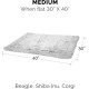 Furhaven Small Cat Bed Polycanvas Print Décor Foldable Pet Tent, Washable, Grey Terazzo, Small