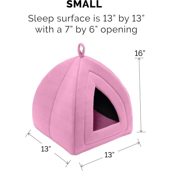 Furhaven Small Cat Bed Polycanvas Print Décor Foldable Pet Tent, Washable, Grey Terazzo, Small Furhaven Small Cat Bed Polycanvas Print Décor Foldable Pet Tent, Washable, Grey Terazzo, Small