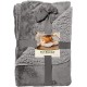 Furhaven Small Cat Bed Polycanvas Print Décor Foldable Pet Tent, Washable, Grey Terazzo, Small