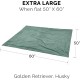 Furhaven Small Cat Bed Polycanvas Print Décor Foldable Pet Tent, Washable, Grey Terazzo, Small