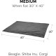 Furhaven Small Cat Bed Polycanvas Print Décor Foldable Pet Tent, Washable, Grey Terazzo, Small