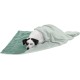 Furhaven Small Cat Bed Polycanvas Print Décor Foldable Pet Tent, Washable, Grey Terazzo, Small