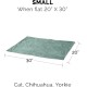 Furhaven Small Cat Bed Polycanvas Print Décor Foldable Pet Tent, Washable, Grey Terazzo, Small